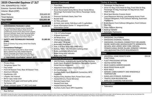 2025 Chevrolet Equinox 1LT