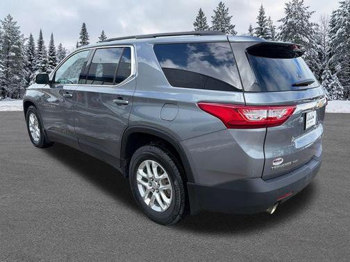 Satin Steel Metallic 2019 Chevrolet Traverse LT Leather