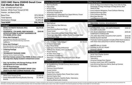 2023 GMC Sierra 2500 Denali