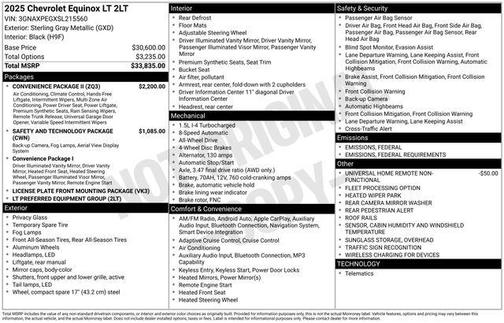 2025 Chevrolet Equinox 1LT