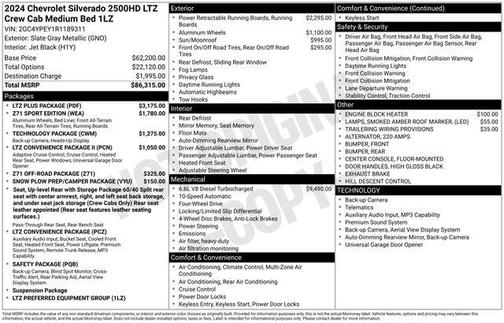 2024 Chevrolet Silverado 2500 LTZ