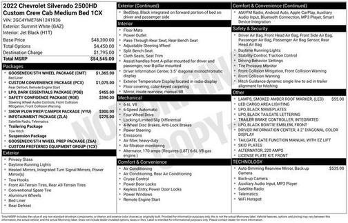 Summit White 2022 Chevrolet Silverado 2500 Custom