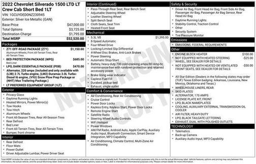 2022 Chevrolet Silverado 1500 LT