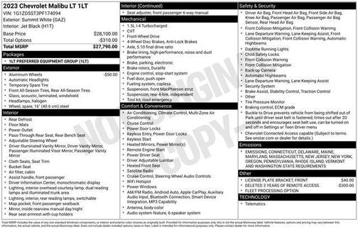 2023 Chevrolet Malibu FWD 1LT