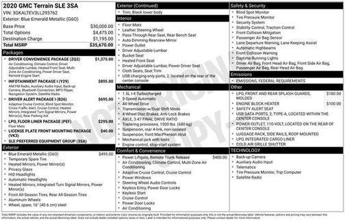 2020 GMC Terrain SLE