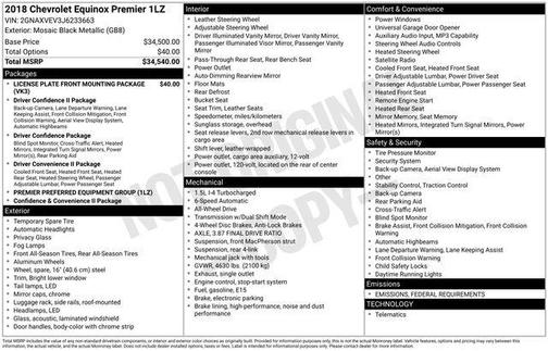2018 Chevrolet Equinox Premier