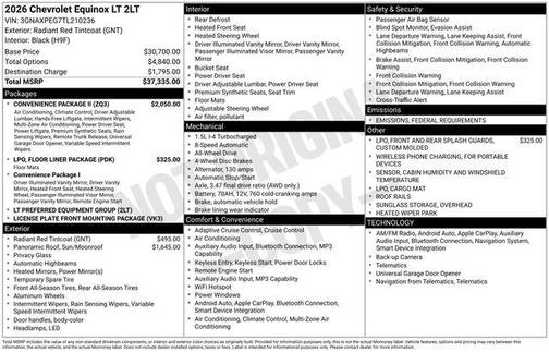 2026 Chevrolet Equinox 1LT