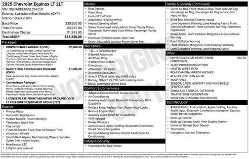 2025 Chevrolet Equinox 1LT