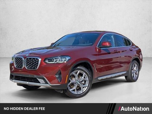 Red 2025 BMW X4 xDrive30i