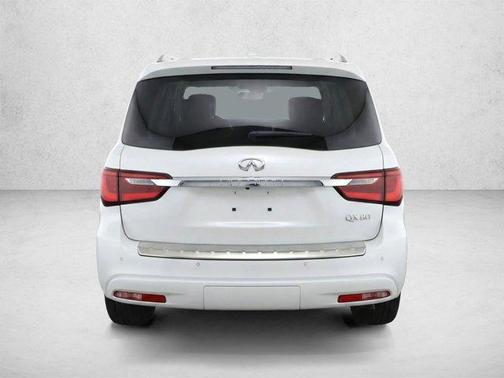 Moonstone White 2021 INFINITI QX80 Luxe