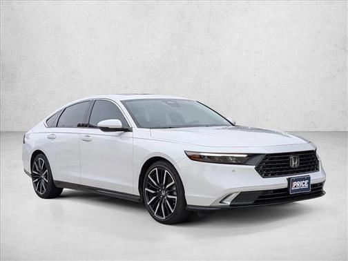 Platinum White Pearl 2024 Honda Accord Hybrid Touring