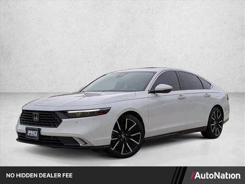 Platinum White Pearl 2024 Honda Accord Hybrid Touring