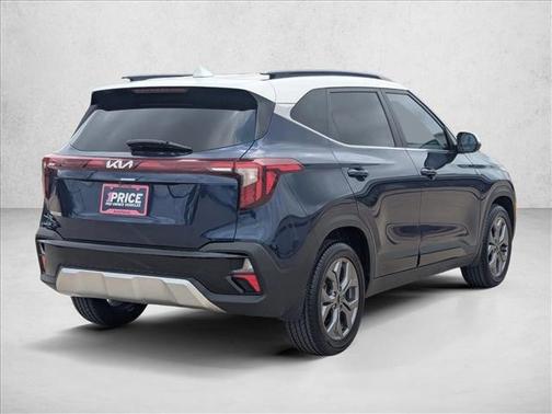Dark Ocean Blue/White Roof 2024 Kia Seltos S