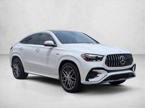 Polar White 2025 Mercedes-Benz AMG GLE 53 4MATIC+ Coupe