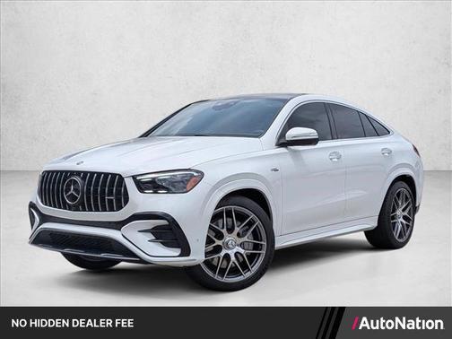 Polar White 2025 Mercedes-Benz AMG GLE 53 4MATIC+ Coupe