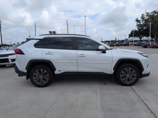 Wind Chill Pearl 2024 Toyota RAV4 Hybrid XLE Premium