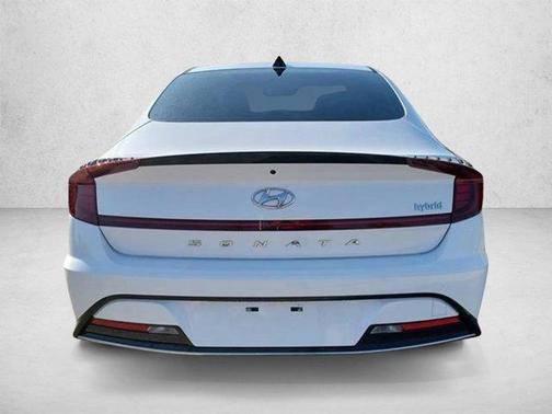 Serenity White 2023 Hyundai SONATA Hybrid SE