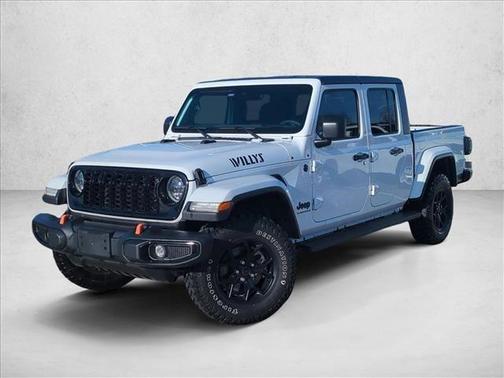 Bright White Clearcoat 2024 Jeep Gladiator Willys