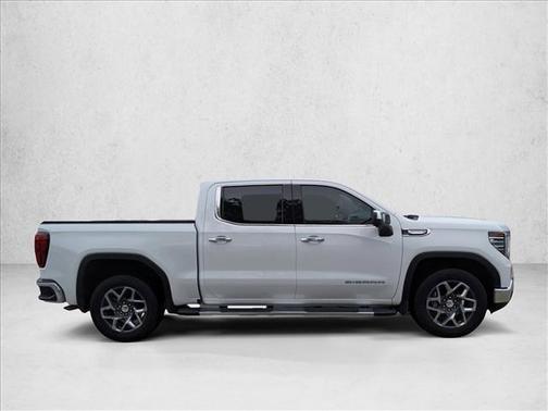 Summit White 2025 GMC Sierra 1500 SLT