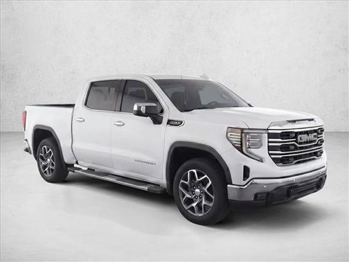 Summit White 2025 GMC Sierra 1500 SLT