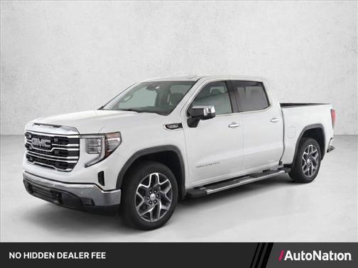 Summit White 2025 GMC Sierra 1500 SLT