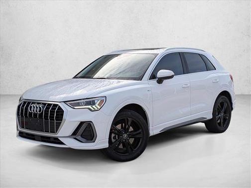 White 2022 Audi Q3 45 S line Premium Plus
