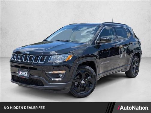 Diamond Black Crystal Pearlcoat 2021 Jeep Compass Latitude