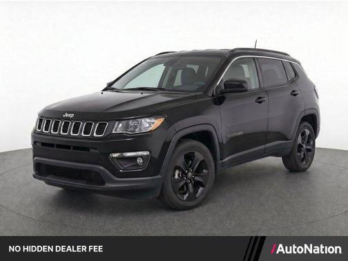Diamond Black Crystal Pearlcoat 2021 Jeep Compass Latitude