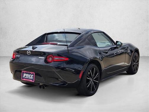 Jet Black Mica 2025 Mazda MX-5 Miata RF Grand Touring