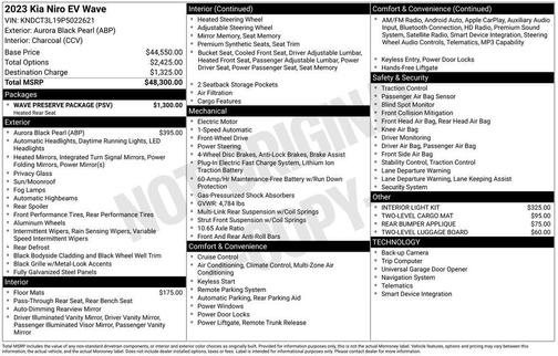 2023 Kia Niro EV Wave