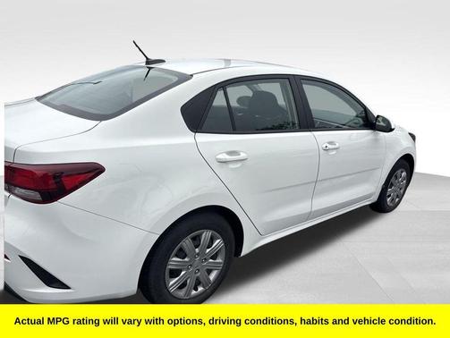 Clear White 2023 Kia Rio LX