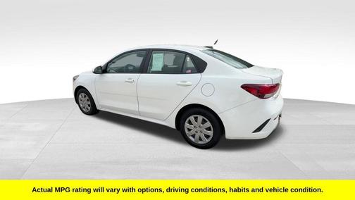 Clear White 2023 Kia Rio LX