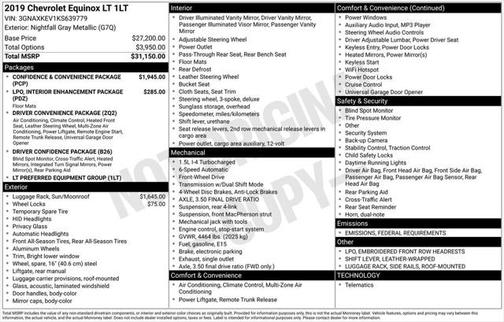 2019 Chevrolet Equinox 1LT