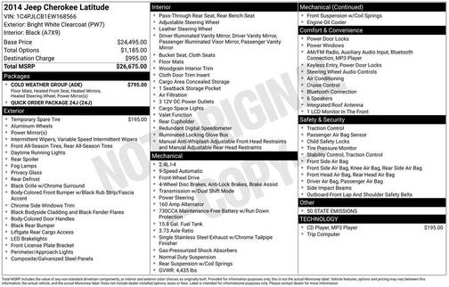 2014 Jeep Cherokee Latitude