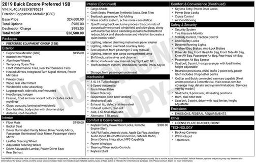 2019 Buick Encore Preferred