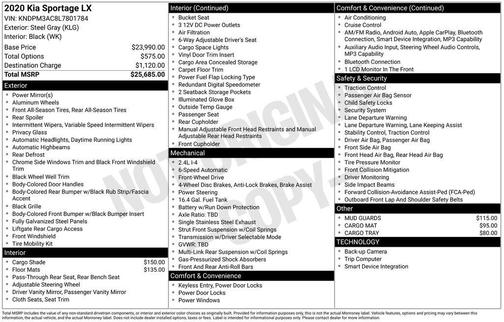 2020 Kia Sportage LX