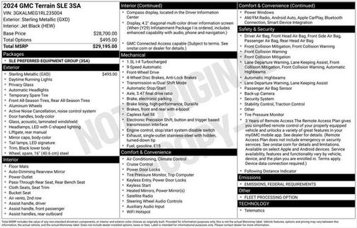 2024 GMC Terrain SLE