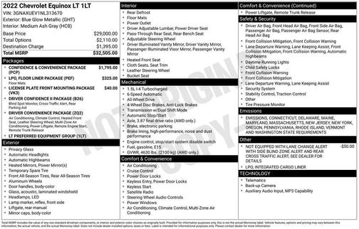 2022 Chevrolet Equinox 1LT
