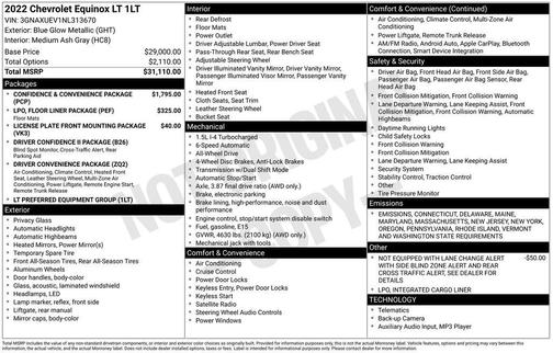 2022 Chevrolet Equinox 1LT