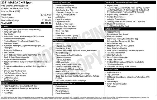 2021 Mazda CX-5 Sport