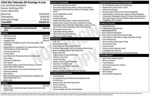 2024 Kia Telluride SX Prestige X-Line
