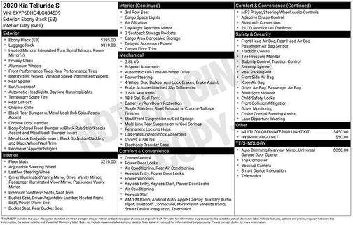 2020 Kia Telluride S