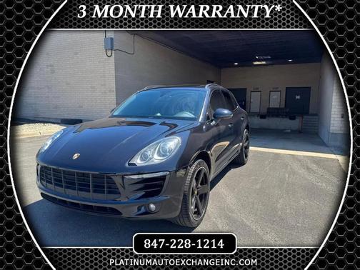 Jet Black Metallic 2015 Porsche Macan Macan S