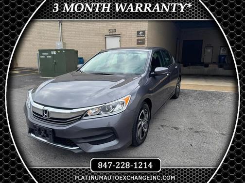 Modern Steel Metallic 2017 Honda Accord LX