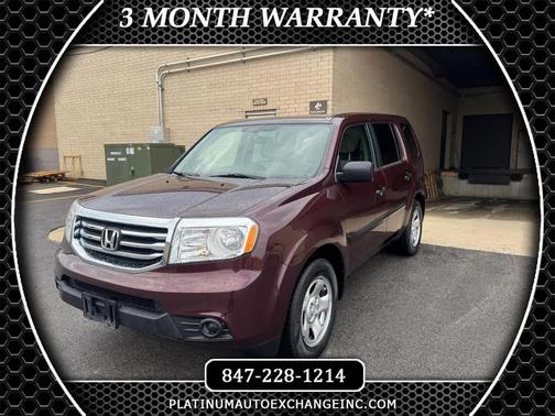 Dark Cherry Pearl 2013 Honda Pilot LX