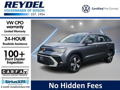 Platinum Gray Metallic 2025 Volkswagen Taos 1.5T S