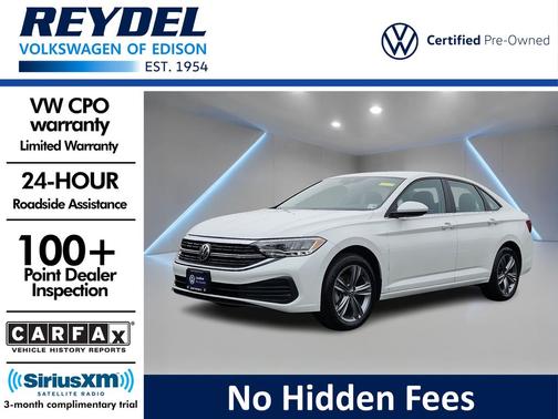 Opal White Pearl Effect 2023 Volkswagen Jetta 1.5T SE