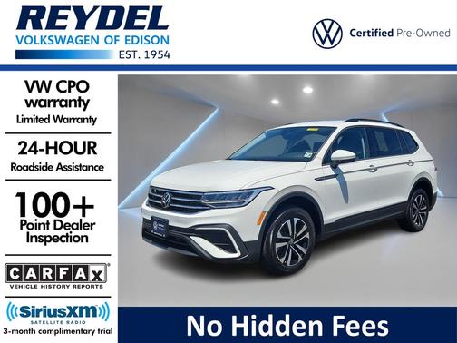 Pure White 2023 Volkswagen Tiguan 2.0T S