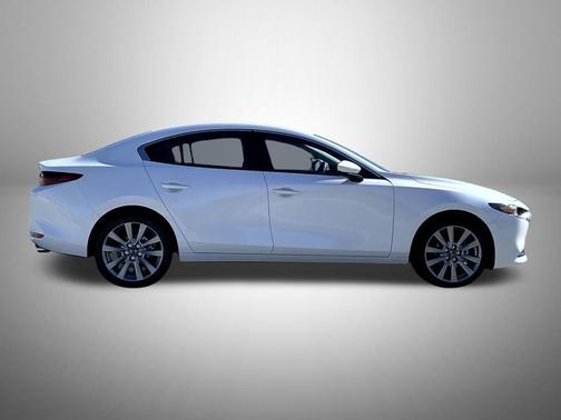 Snowflake White Pearl Mica 2026 Mazda Mazda3 FWD w/Preferred Package