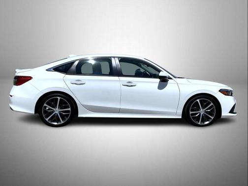 Platinum White Pearl 2024 Honda Civic Touring